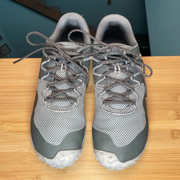 Merrell Trail Glove 7 Mens 9.5 J067657 Monument Grey Mesh Trail Running Shoes - Picture 8 of 15